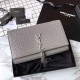 Replica YSL Saint Laurent Medium Kate Monogram Tassel Croco Leather Shoulder Bag Gray Replica YSL Saint Laurent Medium Kate Monogram Tassel Croco Leather Shoulder Bag Gray