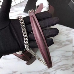 Replica YSL Saint Laurent Medium Sunset Bag Bordeaux