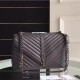 Replica Saint Laurent Large Monogram College Bag in Anthracite Goatskin Replica Saint Laurent Large Monogram College Bag in Anthracite Goatskin