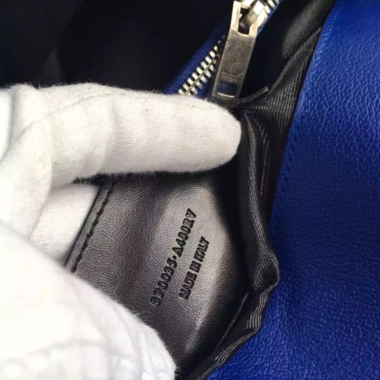 Replica Saint Laurent Large Monogram College Bag in Blue Goatskin Replica Saint Laurent Large Monogram College Bag in Blue Goatskin