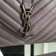 Replica Saint Laurent Large Monogram College Bag in Grey Goatskin Replica Saint Laurent Large Monogram College Bag in Grey Goatskin