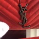 Fake Saint Laurent Large Monogram College Bag in Red Goatskin Replica Fake Saint Laurent Large Monogram College Bag in Red Goatskin Replica