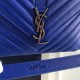 Replica Saint Laurent Medium Monogram College Bag in Blue Goatskin Replica Saint Laurent Medium Monogram College Bag in Blue Goatskin