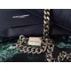 Replica Saint Laurent Medium Satchel Bag In Black Crocodile Calfskin Replica Saint Laurent Medium Satchel Bag In Black Crocodile Calfskin