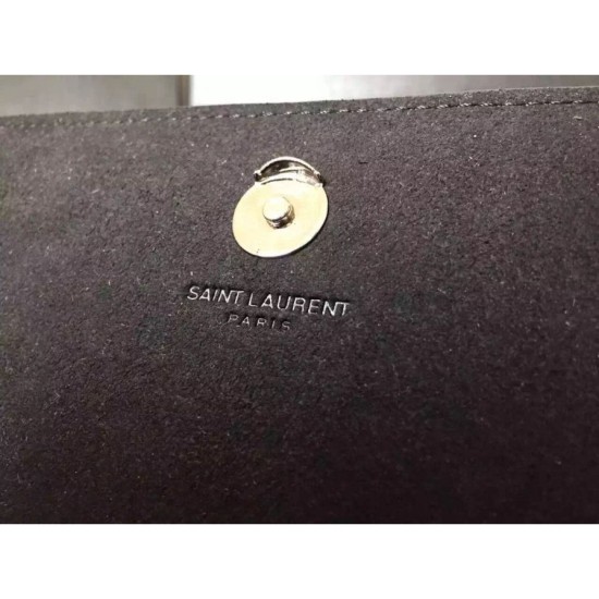 Replica Saint Laurent Medium Satchel Bag In Black Crocodile Calfskin Replica Saint Laurent Medium Satchel Bag In Black Crocodile Calfskin