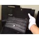 Replica Saint Laurent Medium Satchel Bag In Black Crocodile Calfskin Replica Saint Laurent Medium Satchel Bag In Black Crocodile Calfskin