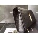 Replica Saint Laurent Medium Satchel Bag In Black Crocodile Calfskin Replica Saint Laurent Medium Satchel Bag In Black Crocodile Calfskin