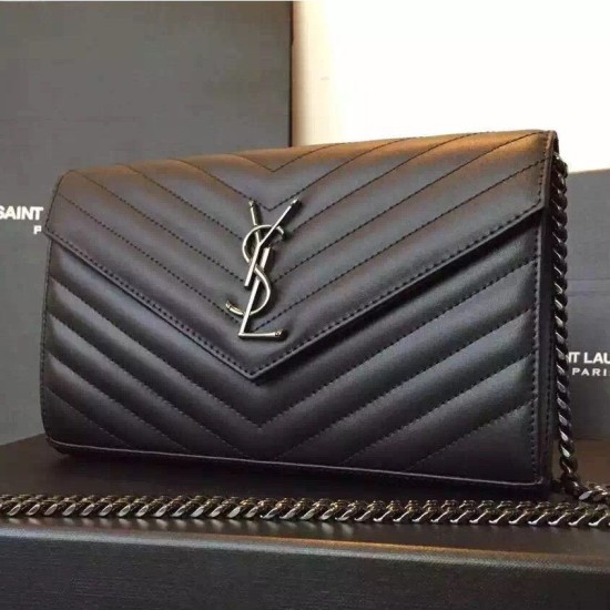Fake Saint Laurent So Black Chain Wallet In Calfskin Replica Fake Saint Laurent So Black Chain Wallet In Calfskin Replica