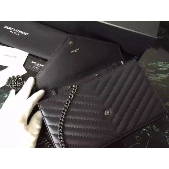 Fake Saint Laurent So Black Chain Wallet In Calfskin Replica Fake Saint Laurent So Black Chain Wallet In Calfskin Replica