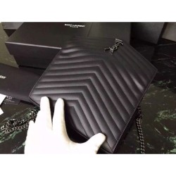 Fake Saint Laurent So Black Chain Wallet In Calfskin Replica
