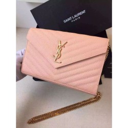 Replica Saint Laurent Chain Wallet In Beige Grain Leather Replica Saint Laurent Chain Wallet In Beige Grain Leather