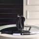 Replica Saint Laurent Medium Monogram College Bag in Black Goatskin Fake Saint Laurent Medium Monogram College Bag in Black Goatskin Replica