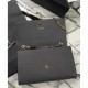 Fake Saint Lauren Classic Medium KATE Monogram Satchel Dark Gray Replica Replica Saint Lauren Classic Medium KATE Monogram Satchel Dark Gray