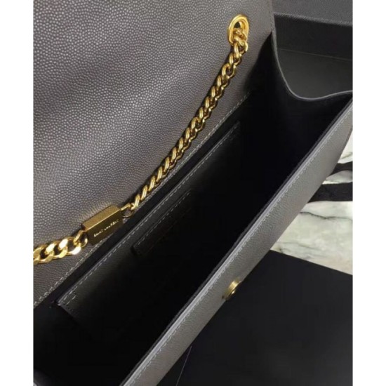 Fake Saint Lauren Classic Medium KATE Monogram Satchel Dark Gray Replica Replica Saint Lauren Classic Medium KATE Monogram Satchel Dark Gray