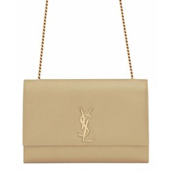 Fake YSL Classic Large KATE Monogram Saint Lauren Satchel Apricot Replica