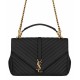 Replica YSL Classic Large Monogram Saint Lauren College Bag Black Replica YSL Classic Large Monogram Saint Lauren College Bag Black