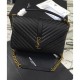 Replica YSL Classic Large Monogram Saint Lauren College Bag Black Replica YSL Classic Large Monogram Saint Lauren College Bag Black