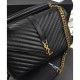 Replica YSL Classic Large Monogram Saint Lauren College Bag Black Replica YSL Classic Large Monogram Saint Lauren College Bag Black