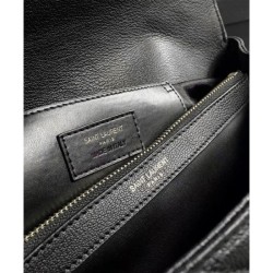 Replica YSL Classic Large Monogram Saint Lauren College Bag Black