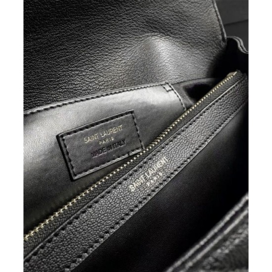 Replica YSL Classic Large Monogram Saint Lauren College Bag Black Replica YSL Classic Large Monogram Saint Lauren College Bag Black