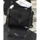 Fake YSL Classic Large Monogram Saint Lauren College Bag Black Replica Replica YSL Classic Large Monogram Saint Lauren College Bag Black