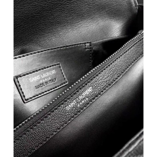 Fake YSL Classic Large Monogram Saint Lauren College Bag Black Replica Replica YSL Classic Large Monogram Saint Lauren College Bag Black