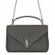 Replica YSL Classic Large Monogram Saint Lauren College Bag Gray Replica YSL Classic Large Monogram Saint Lauren College Bag Gray