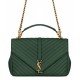 Fake YSL Classic Large Monogram Saint Lauren College Bag Green Replica Replica YSL Classic Large Monogram Saint Lauren College Bag Green