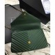 Fake YSL Classic Large Monogram Saint Lauren College Bag Green Replica Replica YSL Classic Large Monogram Saint Lauren College Bag Green