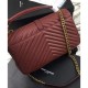 Fake YSL Classic Large Monogram Saint Lauren College Bag Red Replica