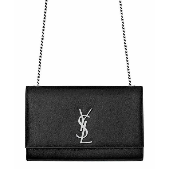 Replica YSL Classic Medium KATE Monogram Saint Lauren Satchel Black Replica YSL Classic Medium KATE Monogram Saint Lauren Satchel Black