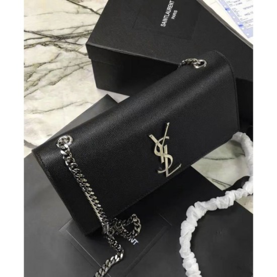 Replica YSL Classic Medium KATE Monogram Saint Lauren Satchel Black Replica YSL Classic Medium KATE Monogram Saint Lauren Satchel Black