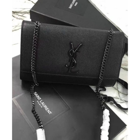 Replica YSL Classic Medium KATE Monogram SAINT LAURENT Satchel Black Fake YSL Classic Medium KATE Monogram SAINT LAURENT Satchel Black Replica