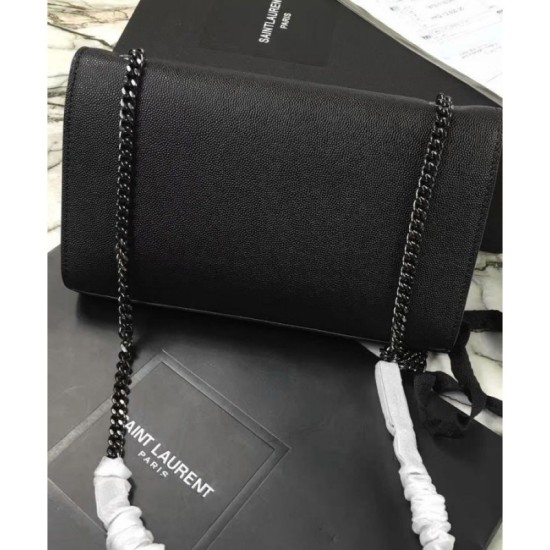 Replica YSL Classic Medium KATE Monogram SAINT LAURENT Satchel Black Fake YSL Classic Medium KATE Monogram SAINT LAURENT Satchel Black Replica