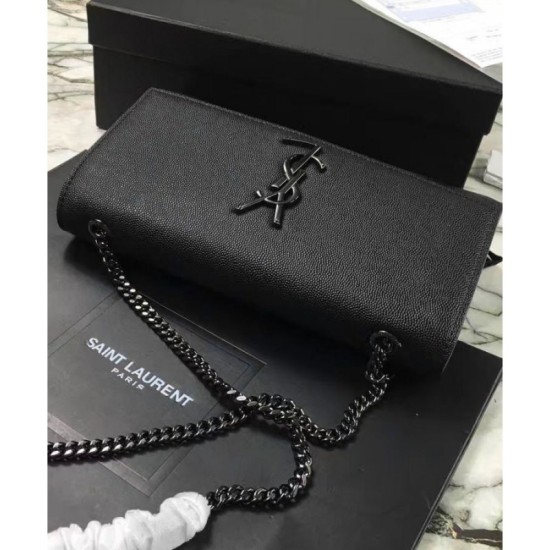 Replica YSL Classic Medium KATE Monogram SAINT LAURENT Satchel Black Fake YSL Classic Medium KATE Monogram SAINT LAURENT Satchel Black Replica