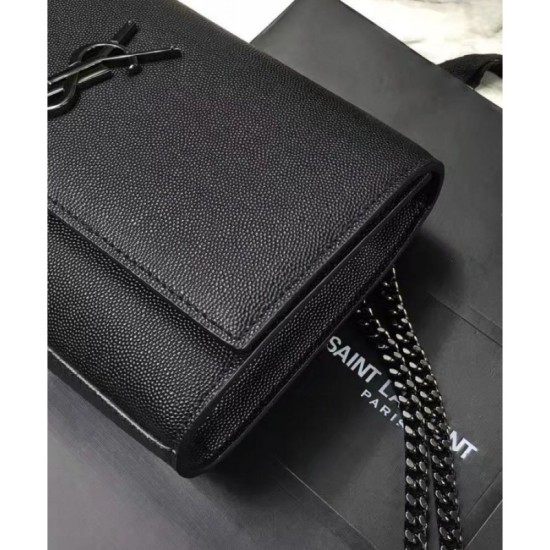 Replica YSL Classic Medium KATE Monogram SAINT LAURENT Satchel Black Fake YSL Classic Medium KATE Monogram SAINT LAURENT Satchel Black Replica