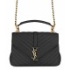 Replica YSL Classic Medium Monogram Saint Lauren College Bag Black Replica YSL Classic Medium Monogram Saint Lauren College Bag Black