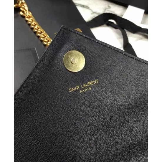 Replica YSL Classic Medium Monogram Saint Lauren College Bag Black Replica YSL Classic Medium Monogram Saint Lauren College Bag Black