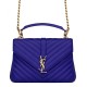 Fake YSL Classic Medium Monogram Saint Lauren College Bag Blue Replica Fake YSL Classic Medium Monogram Saint Lauren College Bag Blue Replica
