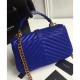 Fake YSL Classic Medium Monogram Saint Lauren College Bag Blue Replica Fake YSL Classic Medium Monogram Saint Lauren College Bag Blue Replica