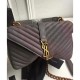 Replica YSL Classic Medium Monogram Saint Lauren College Bag Gray Fake YSL Classic Medium Monogram Saint Lauren College Bag Gray Replica