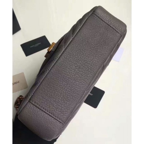 Replica YSL Classic Medium Monogram Saint Lauren College Bag Gray Fake YSL Classic Medium Monogram Saint Lauren College Bag Gray Replica