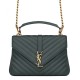Replica YSL Classic Medium Monogram Saint Lauren College Bag Green