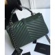 Replica YSL Classic Medium Monogram Saint Lauren College Bag Green