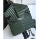 Replica YSL Classic Medium Monogram Saint Lauren College Bag Green
