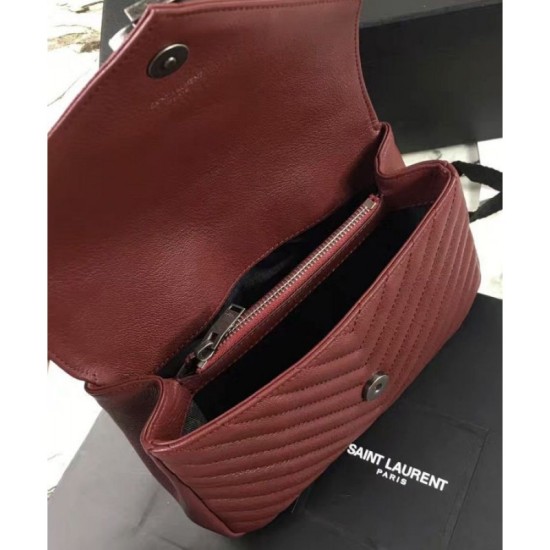 Replica YSL Classic Medium Monogram Saint Lauren College Bag Mauve Replica YSL Classic Medium Monogram Saint Lauren College Bag Mauve