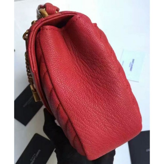Replica YSL Classic Medium Monogram Saint Lauren College Bag Red Replica YSL Classic Medium Monogram Saint Lauren College Bag Red