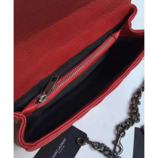 Fake YSL Classic Medium Monogram Saint Lauren College Bag Red Replica Replica YSL Classic Medium Monogram Saint Lauren College Bag Red
