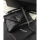 Replica YSL Classic Medium Monogram Saint Laurent College Bag Black