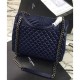 Replica YSL Large Monogram Envelope Satchel Dark Blue Fake YSL Large Monogram Envelope Satchel Dark Blue Replica